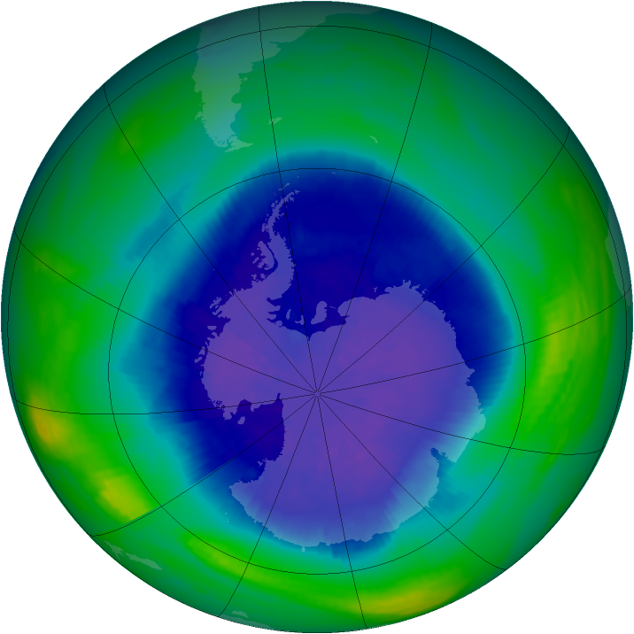 Ozone Map 1987-09-25